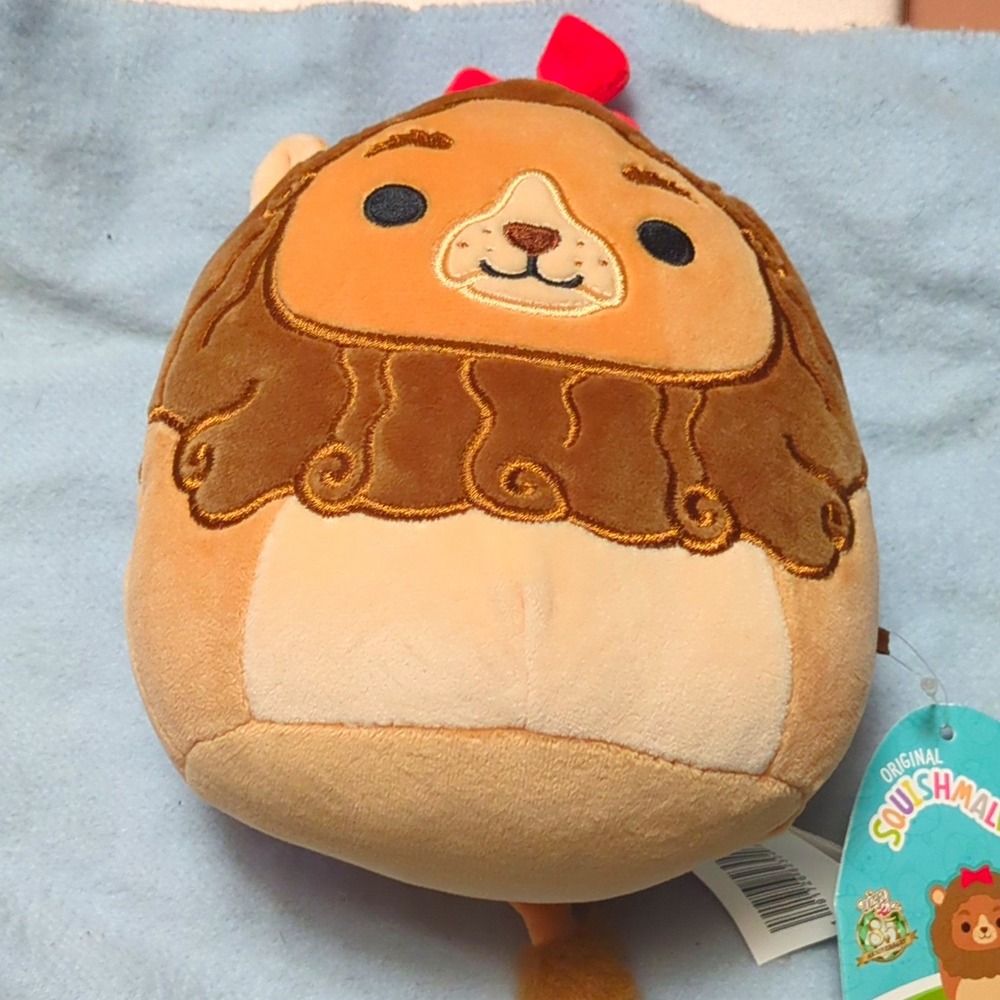 Squishmallows Wizard of Oz Cowardly Lion Plush Stuffed Animal Tag 2024 SQWB00248